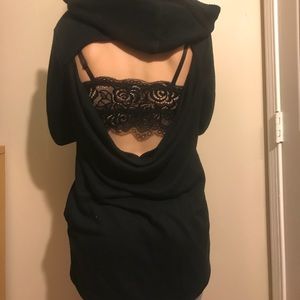 ⚫️ Hoodie with cutout ⚫️